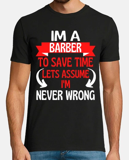 Tee-shirt je suis un barbier pour gagner du temps