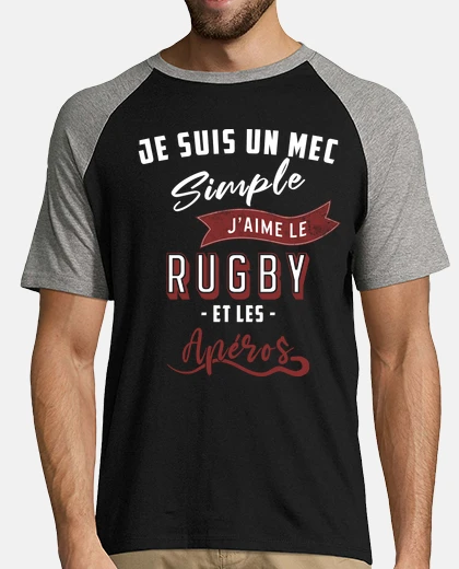 Tee-shirt Je suis un mec simple - Rugby