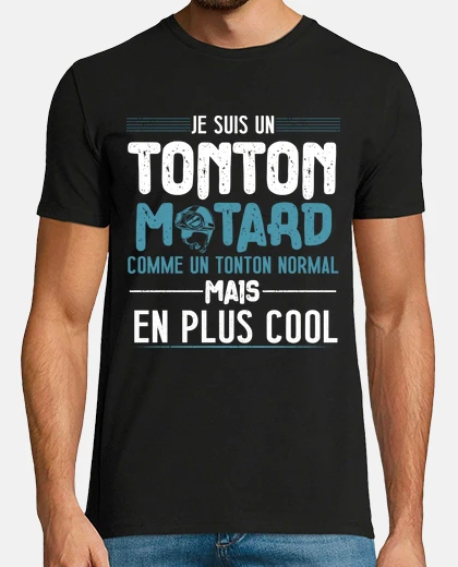 Tee-shirt Je suis un tonton motard comme un tonto