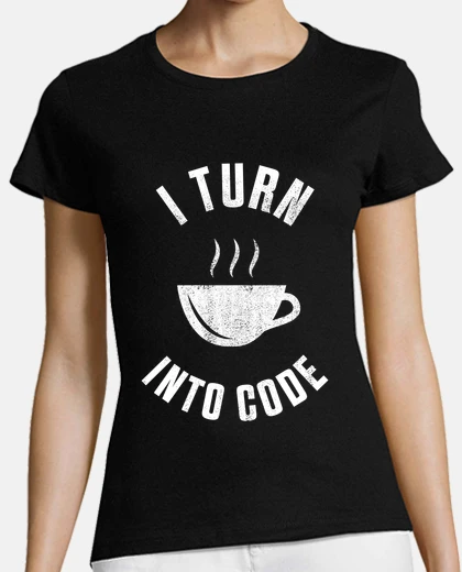 Tee-shirt Je transforme le café en cadeau de prog