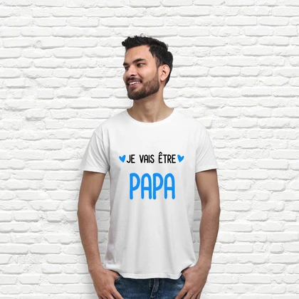 Tee-shirt je vais etre papa annonce grossesse tostadora