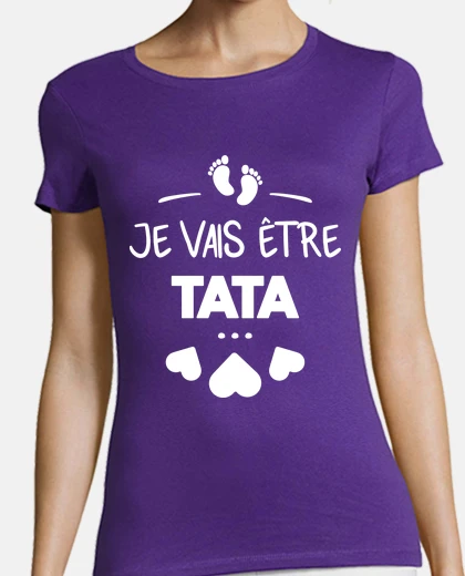 Tee-shirt Je vais être tata -