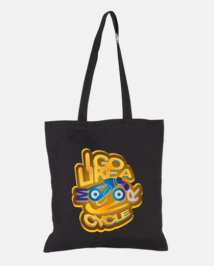 Sac je vais like une moto en t- shirt