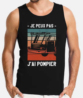 T-shirt premium avec l'œuvre « Cadeau humour homme Sapeur Pompier Noel  Anniversaire » de l'artiste RomualdGR