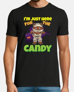 je suis juste là pour la bête effrayante des bonbons d&#39;halloween