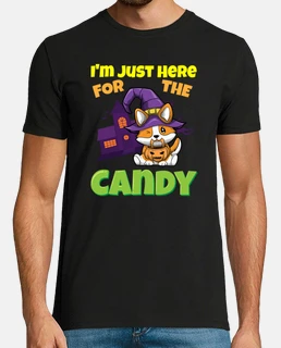 je suis juste là pour la bête effrayante des bonbons d&#39;halloween
