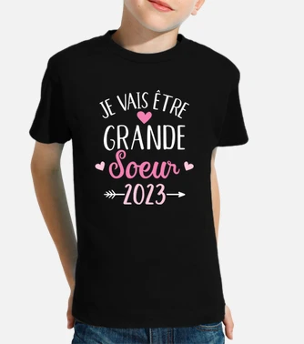 Tee shirt je vais etre grande soeur new arrivals