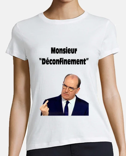 Tee-shirt Jean Castex Monsieur Déconfinement