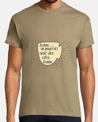 Tee-shirt Jeanne - Café - Palmashow