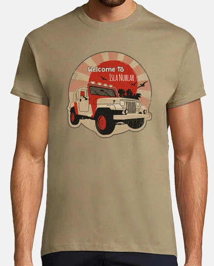 T-shirt jeep isla un round nublar