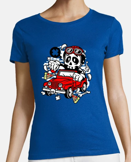 Tee-shirt jeep squelette