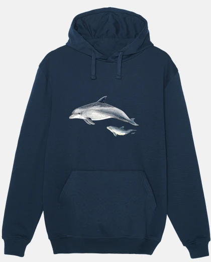 Hoodie jersey man delfin mular