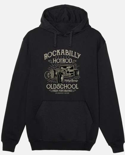 Sudadera jersey rockero retro rockabilly music vintage rock hotrod