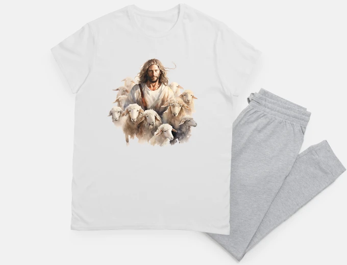 Pyjama jesus christ parable of the good shepherd prayer night