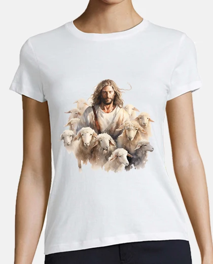 Tee-shirt Jésus Christ parabole du bon berger