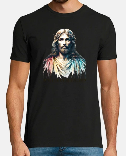 Tee-shirt Jésus en couleur seigneur
