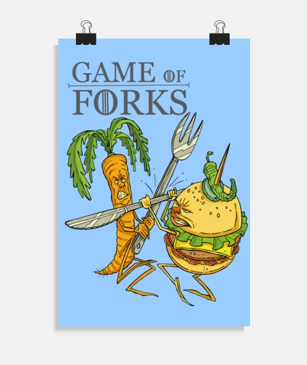Poster jeu de fourches