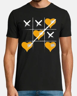 jeu trois en ray à coeur blanc orange
