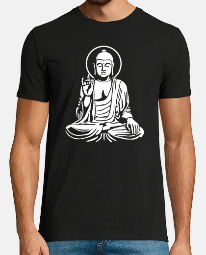 Tee-shirt jeune bouddha n°1 (blanc)
