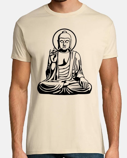 Tee-shirt Jeune Bouddha no.1  (blanc)