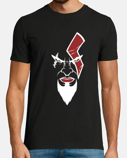 Tee-shirt Jeux Vidéo - Kratos Face - Tshirt Homme