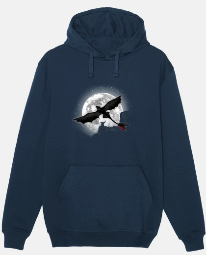 Sudadera jinete del dragón luz de la luna