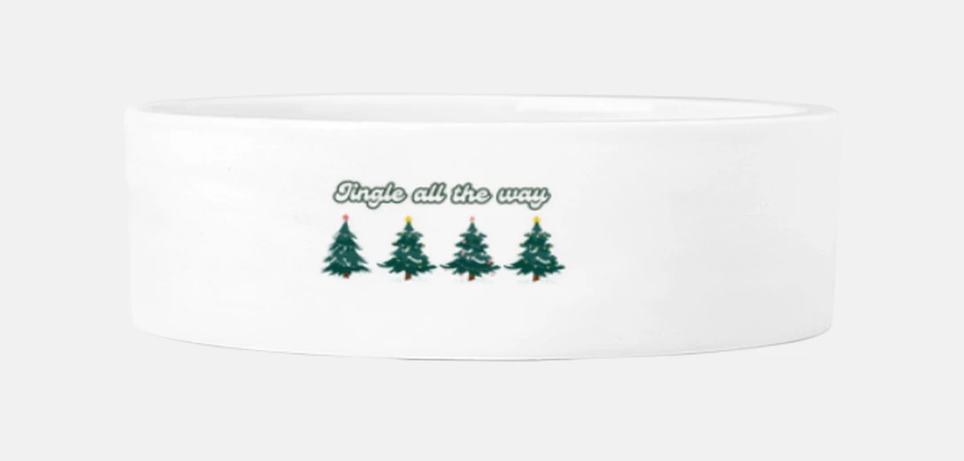 Mascotas Jingle all the way green christmas tree