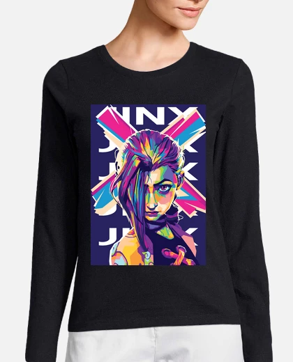 Jinx arcane pop art t-shirt | tostadora