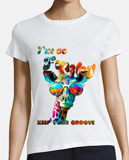 Camiseta jirafa funky