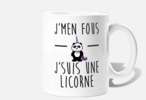Mug Licorne, Livraison Gratuite
