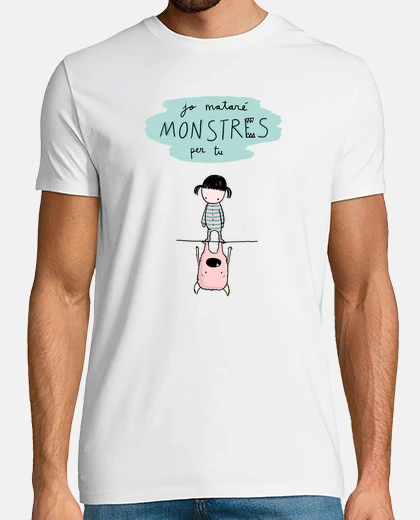 Camiseta jo mataré monstres per tu