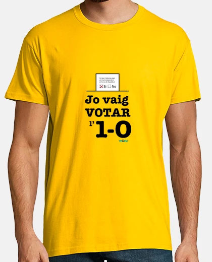 Camiseta Jo vaig votar l'1 d'octubre
