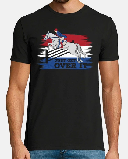 Tee-shirt jockey hollandais à cheval pays-bas