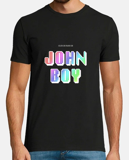 T-shirt john boy fan club - white, male