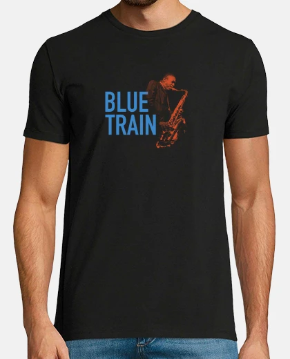 Playera John Coltrane. Blue Train. Hombre
