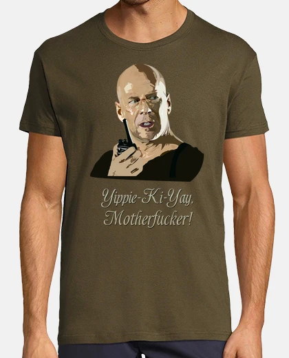 Camiseta John McClane - Yippie-Ki-Yay, ¡Hijo de Puta! (La Jungla de Cristal - Die Hard)