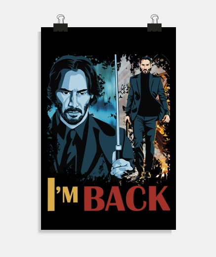 Poster John Wick ha vu elto