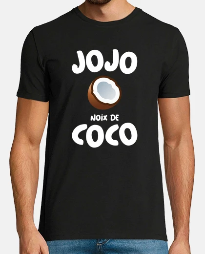 Tee-shirt Jojo noix de coco surnom humour vacance