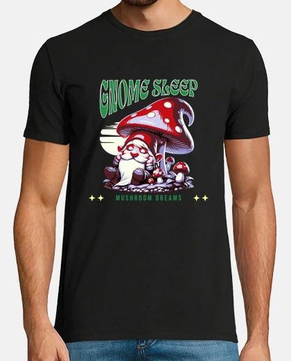 Tee-shirt joli design de gnome endormi de Noël