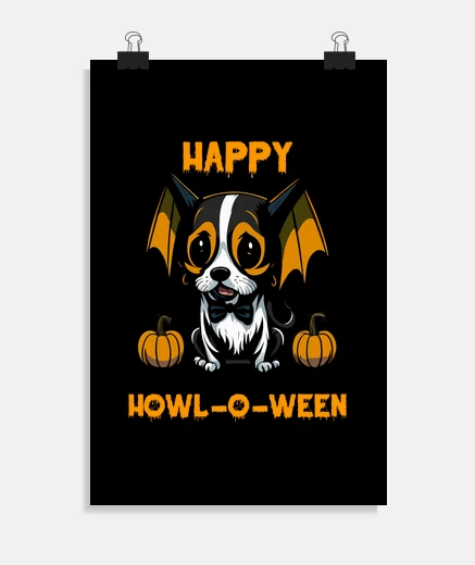 Poster jolie chauve-souris de chien beagle d39