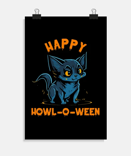 Poster jolie chauve-souris de chien labrador d