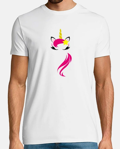 Tee-shirt jolie licorne rose