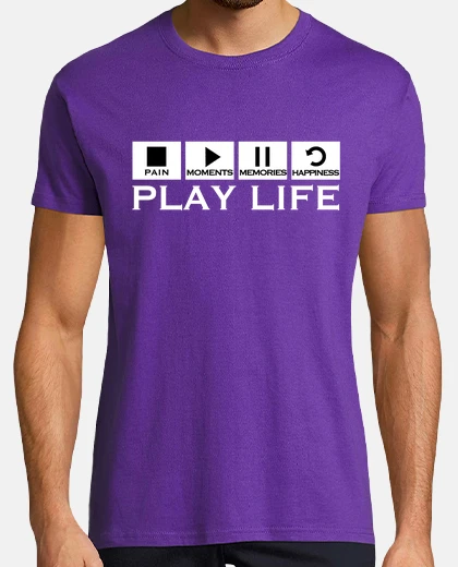 Tee-shirt jouer à la vie