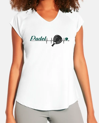 Tee-shirt jouer au padel entraînement de course c