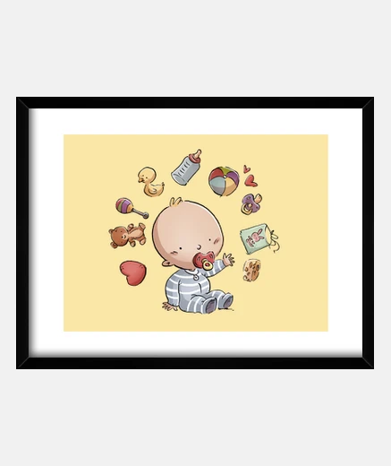 Cadre jouets pour b&eacute;b&eacute;s