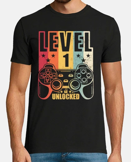 Tee-shirt joueur d39anniversaire de jeu débloqué 