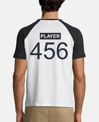 Tee-shirt joueur de jeu de calmar 456