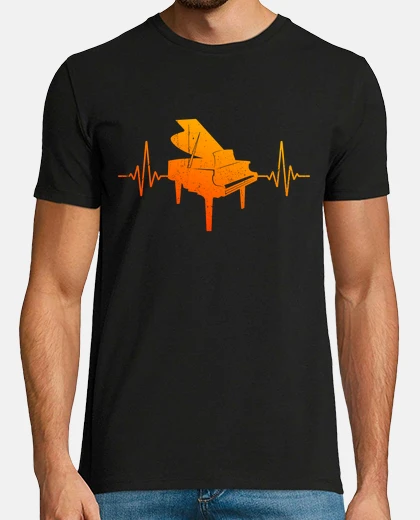 Tee-shirt joueur de piano