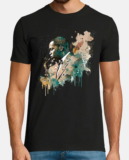Tee-shirt joueur de saxophone jazz années 30