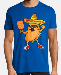 joueur de pickleball drôle taco mignon